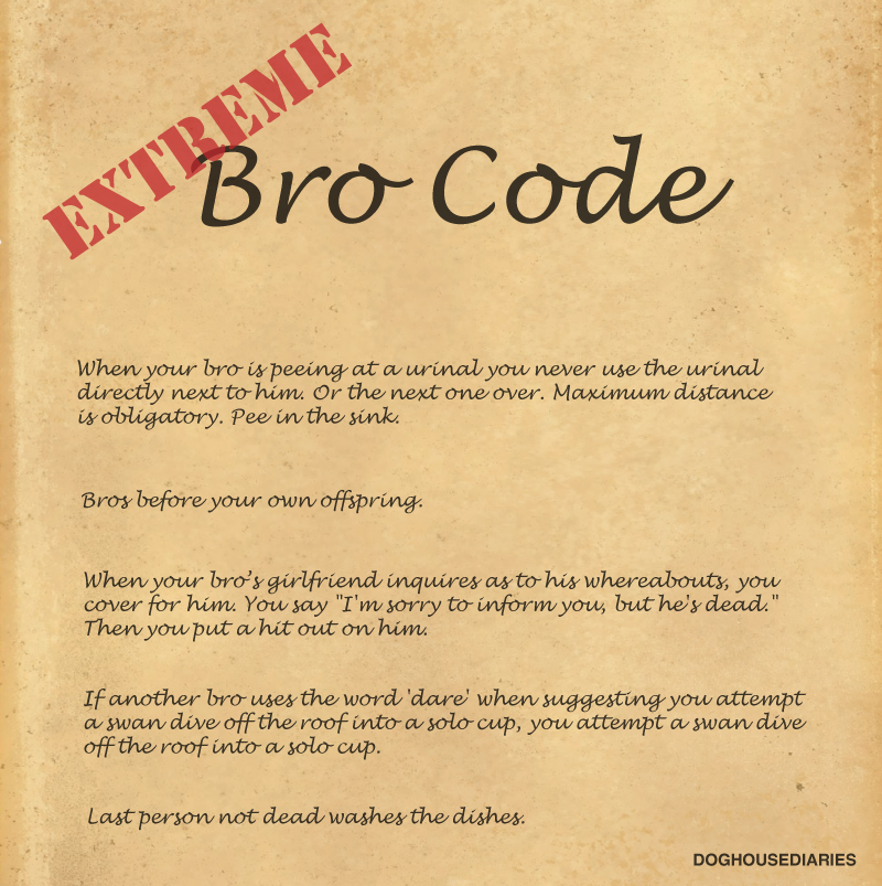 EXTREME Bro Code